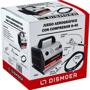 KIT AEROGRAFO CON COMPRESOR D-40 REF. 26104
