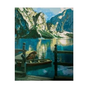 PINTAR POR NUMEROS IDEYKA 2763 LAGO 40X50 CM