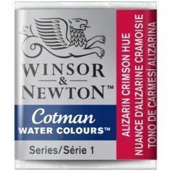 ACUARELA COTMAN W&N 003 ROJO CARMIN 1/2 GODET