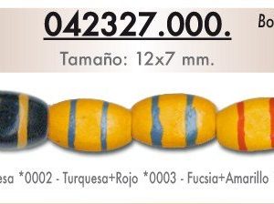 FORMAS MADERA COSE 42327.001 AM/TURQ 25 UDS