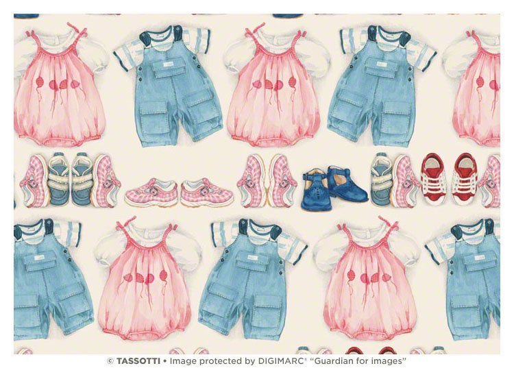 PAPEL TASSOTTI 50X70 CM REF. 228 VESTIDOS