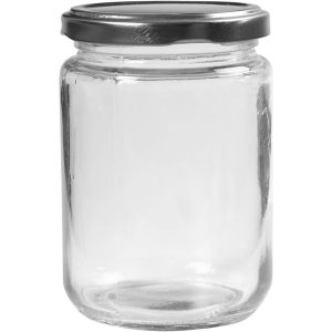 TARRO CRISTAL C/ TAPA ROSCA 11X7,5 CM 370 ML