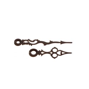 AGUJAS RELOJ METALICAS Nº6 CALADA NEGRO 2 UDS