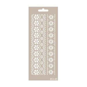 PLANTILLA STENCIL CADENCE MU045 CENEFAS 10X25 CM