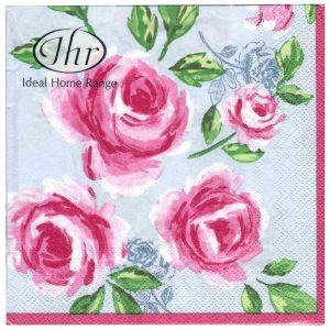 SERVILLETAS AMBIENTE 97049 PUSZTA FLOWER LIGHT BLUE 20 UDS
