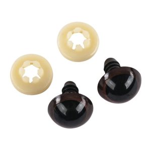 OJOS DE SEGURIDAD RAYHER 8911205 MARRON 15 MM 10 UDS
