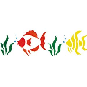 PLANTILLA STENCIL ARTIST 13X40 CM B035 PECES