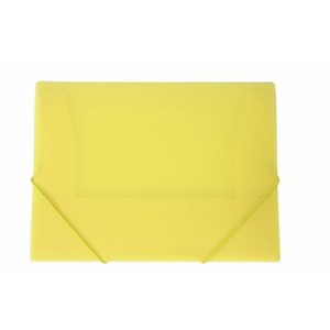 CARPETA PLASTICO GOMAS A4 SERIE CANDY AMARILLA