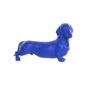Figura perro salchicha azul
