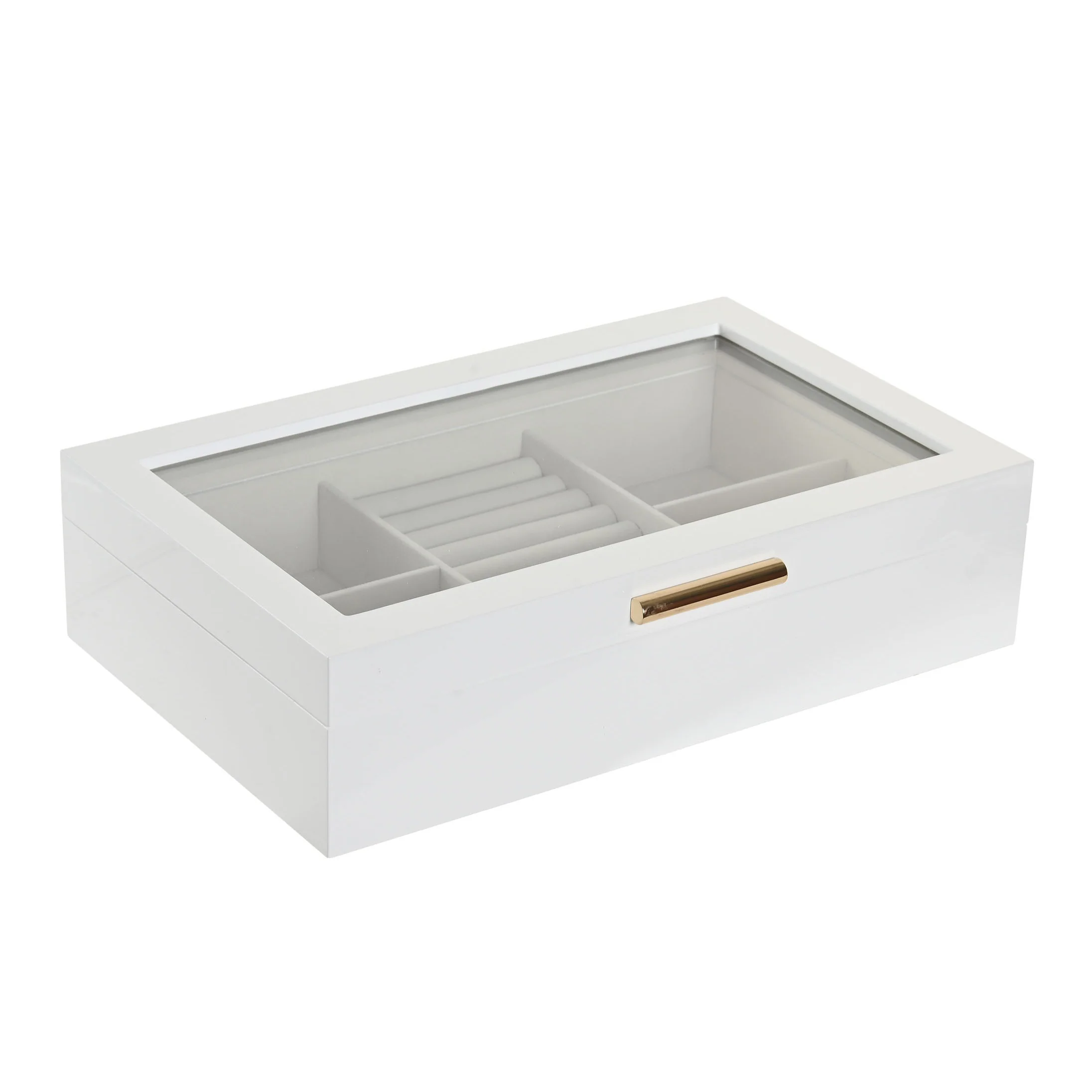 Joyero madera blanca lacada